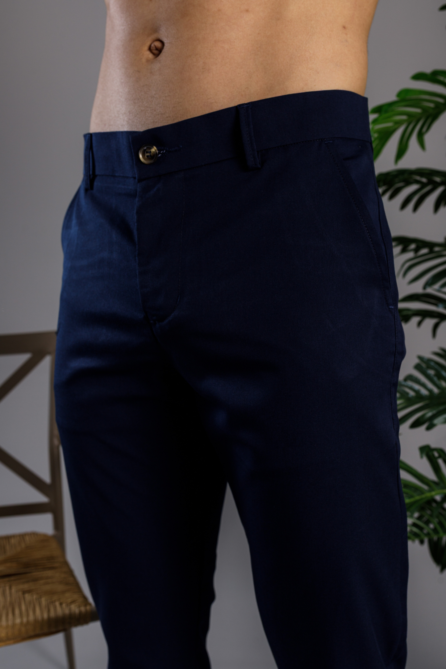 Calça Alfaiataria Tecnológica Slim Firenze Azul