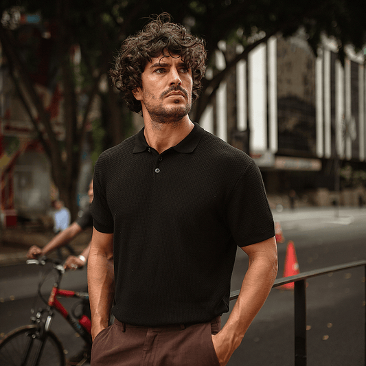 Polo Urbana Vicenza Tricot Preta