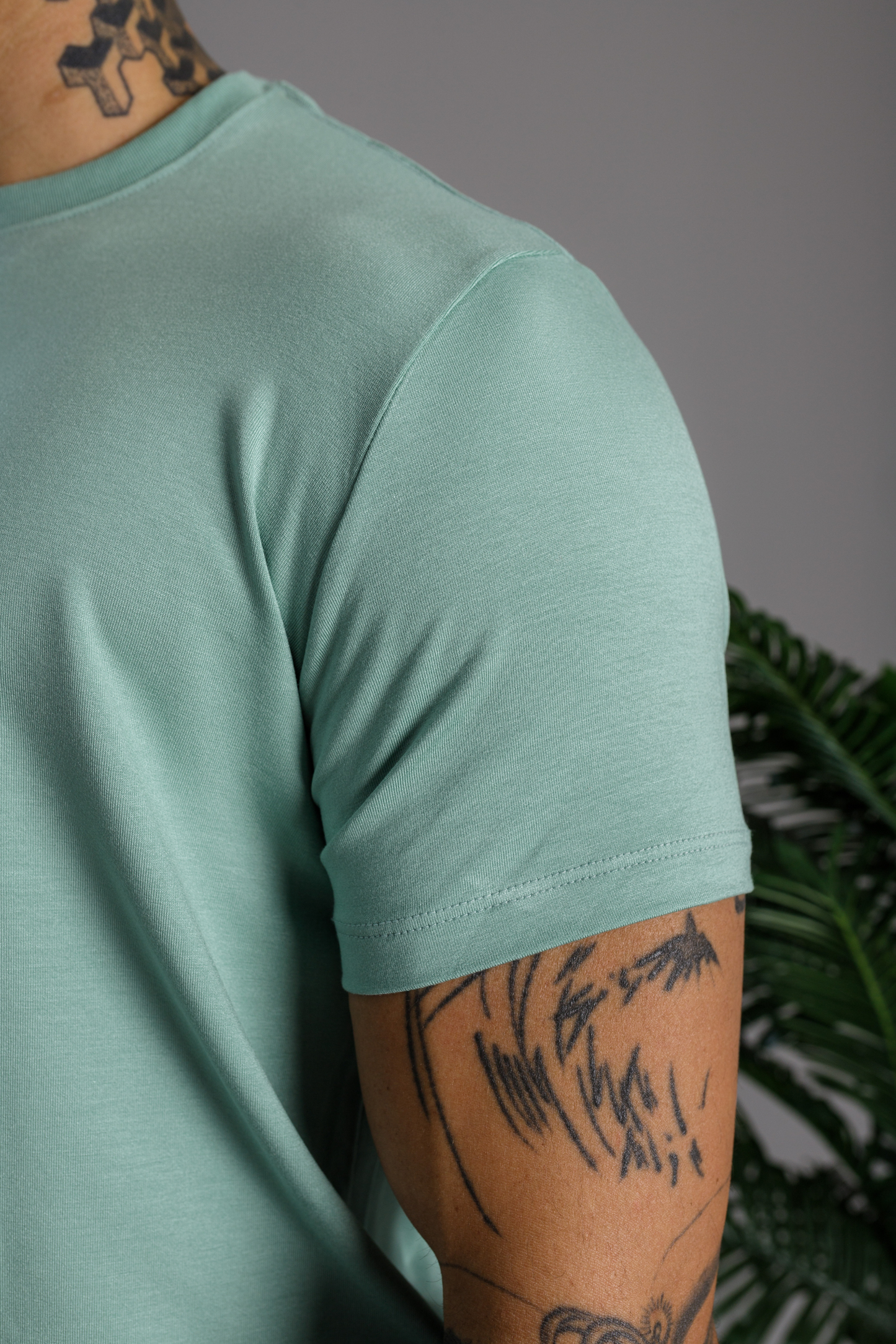 Camiseta Modal Vicenza Verde agua