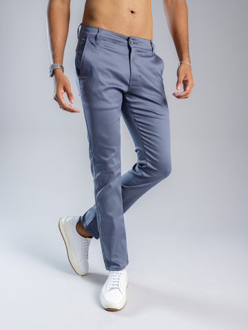 Calça Alfaiataria Slim Veneza Azul Oceano
