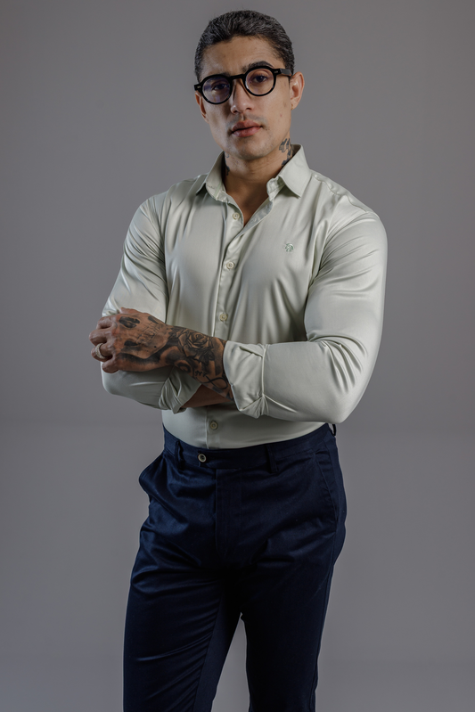 Camisa Vicenza Ápice Manga Longa Fibra de Bambu Amestista